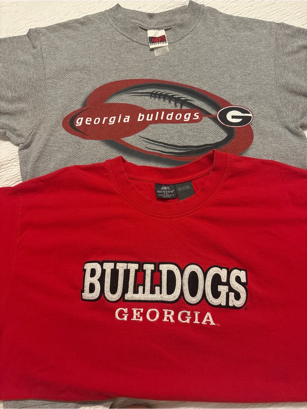 Vintage Georgia Bulldogs T-Shirt Bundle (Lot of 2) – Men’s Size XL